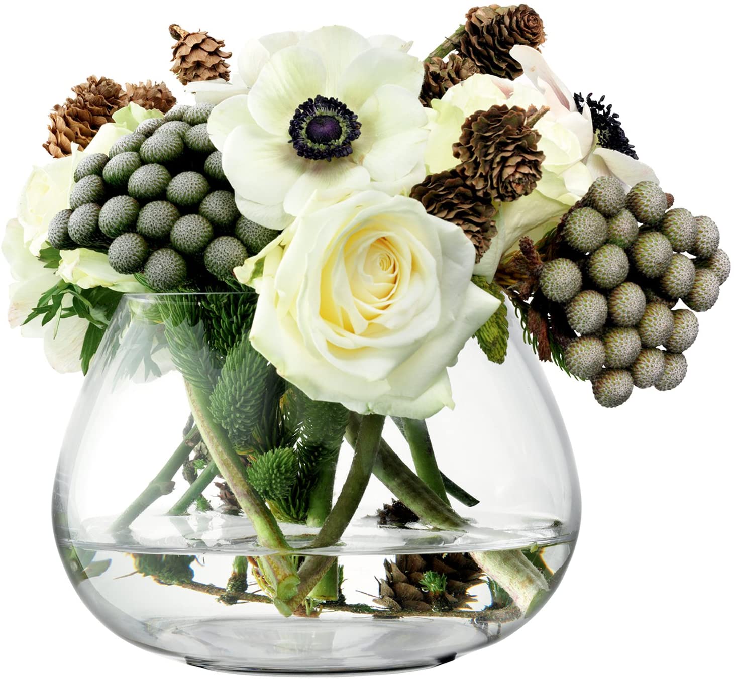 LSA Flower Table Arrangement Vase Clear　TLA2119【フラワーベース 花器 花瓶 花びん 花材 資材  ガラス雑貨】