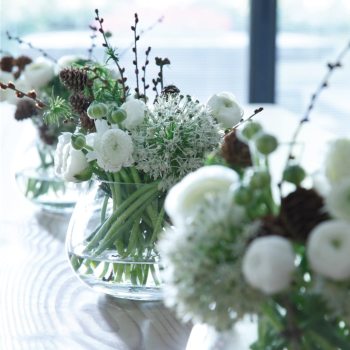 LSA Flower Table Arrangement Vase Clear TLA2119【フラワーベース 